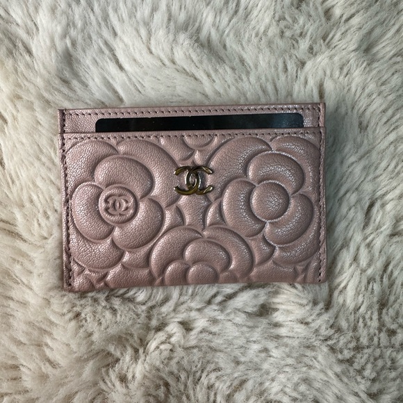 Price is firm NWT Chanel pink card holder - Picture 2 of 7